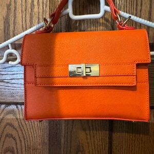 Call It Spring Vibrant Orange Crossbody Bag
